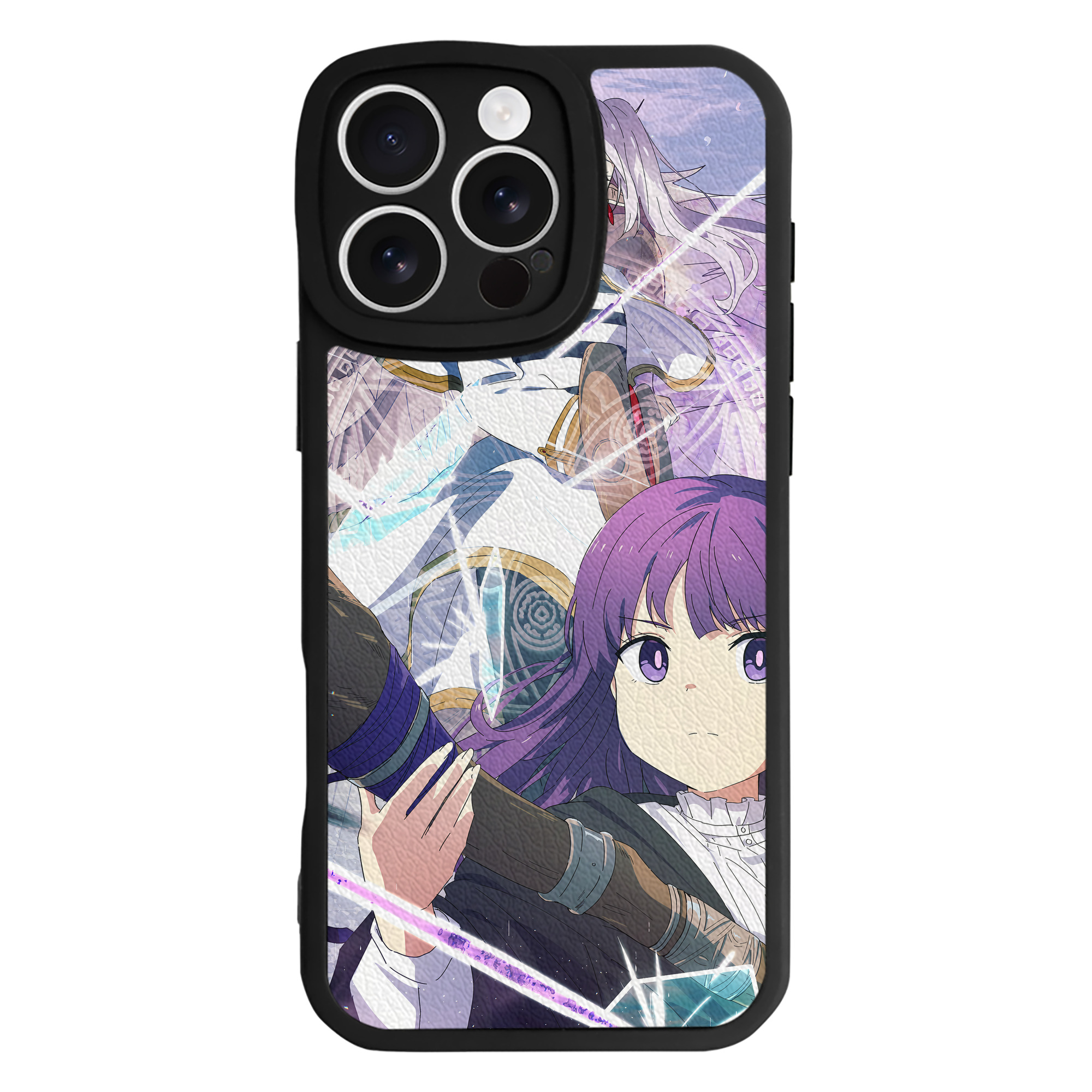 （画像用） 葬送のフリーレン Frieren 【iPhone 16シリーズ対応】シリコンスマホケース（レザー調） 材質：シリコン